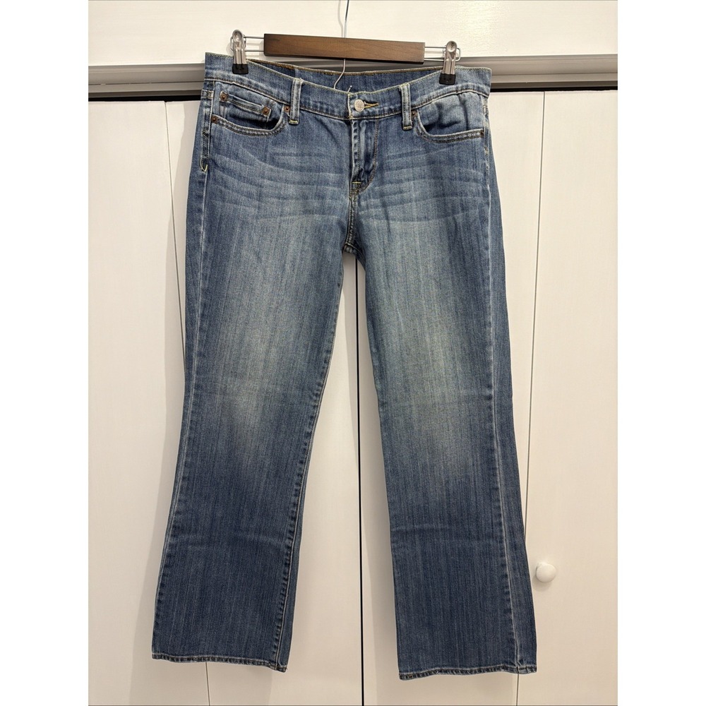 VTG Y2K Lucky Brand Wide-Leg Blue Denim Jeans, Women's Sz 8/29, Measure 32x31